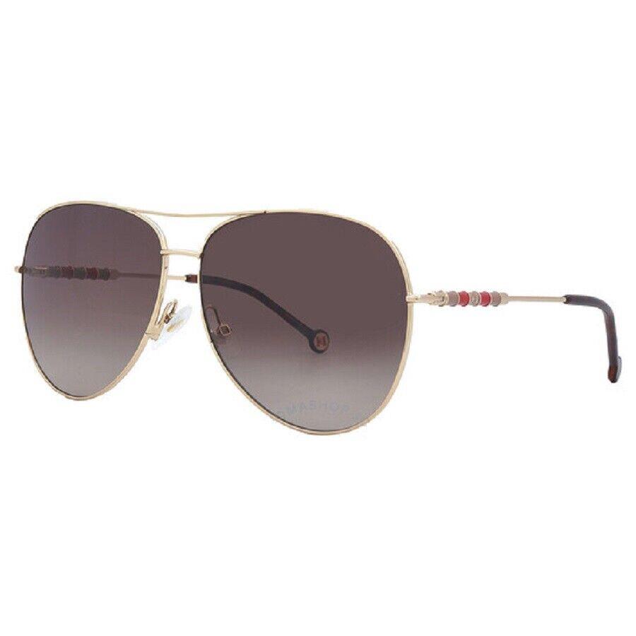 Carolina Herrera CH0034S-J5GHA-64 Sunglasses Size 64mm 145mm 13 Gold Sunglasse