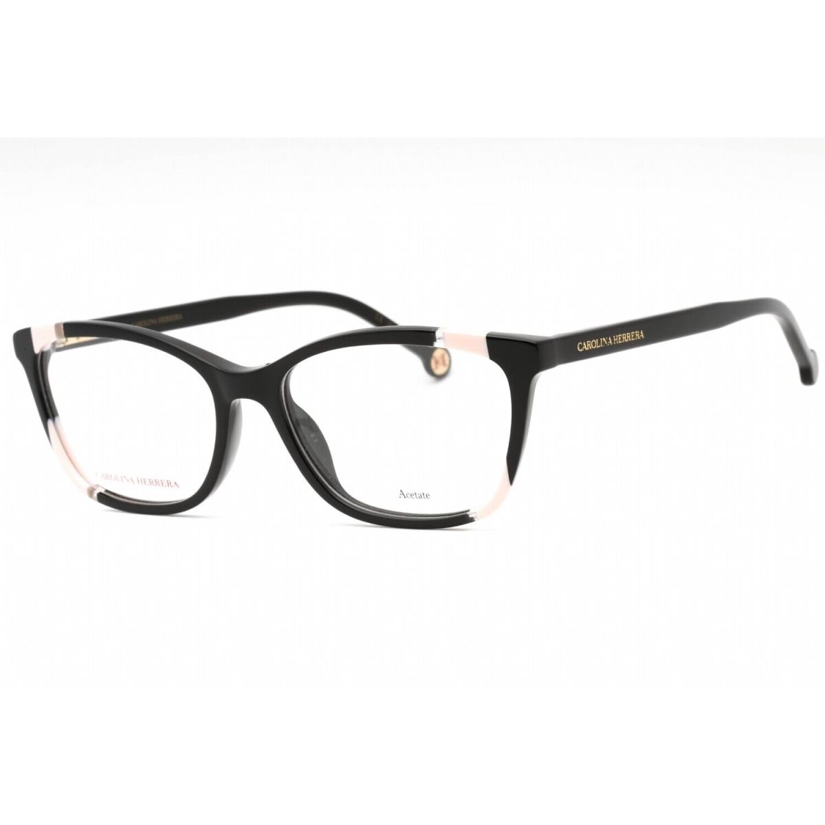 Carolina Herrera CHER0124-KDX-54 Eyeglasses Size 54mm 16mm 145mm Black Women