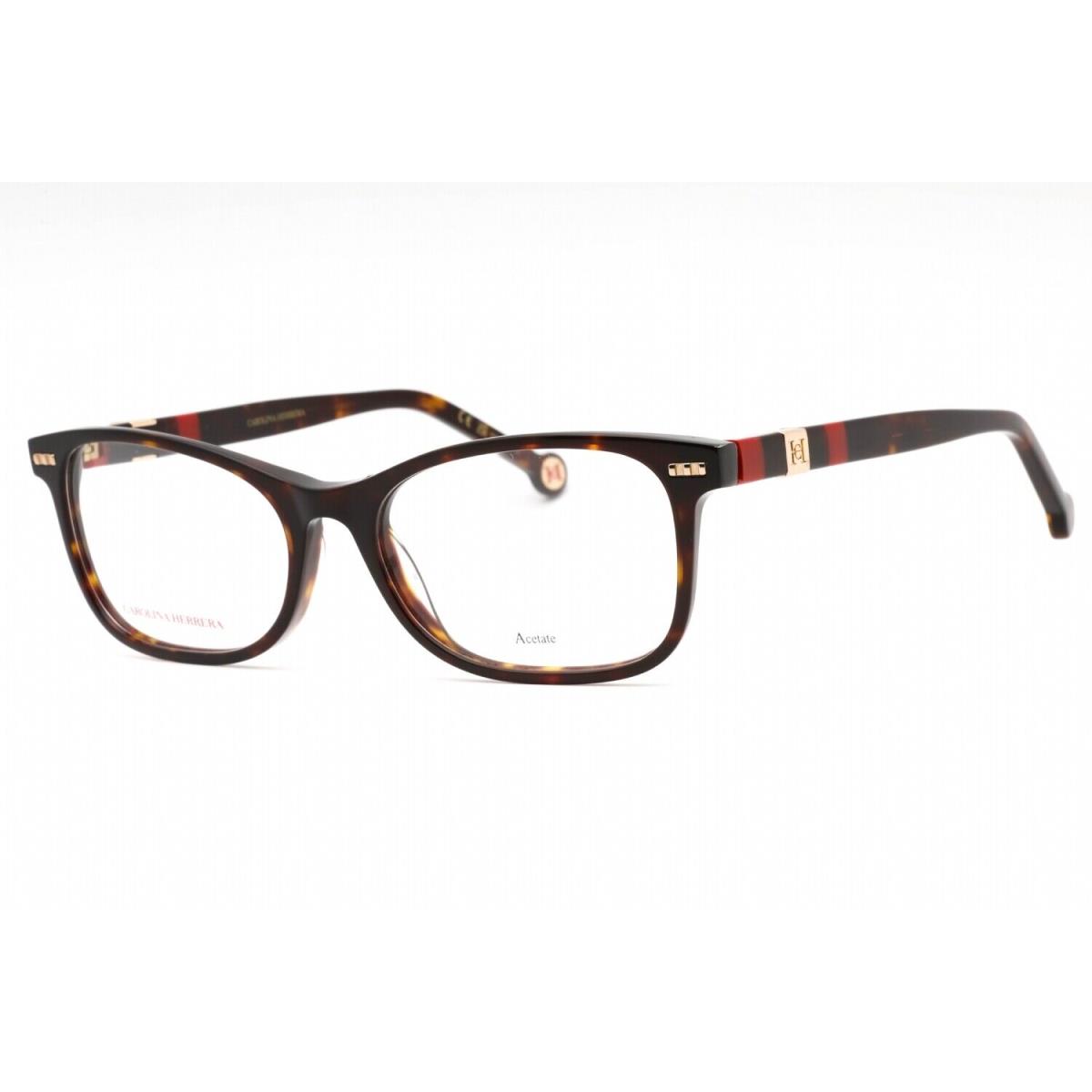 Carolina Herrera Her 0110-0O63 00 Havana Red Eyeglasses