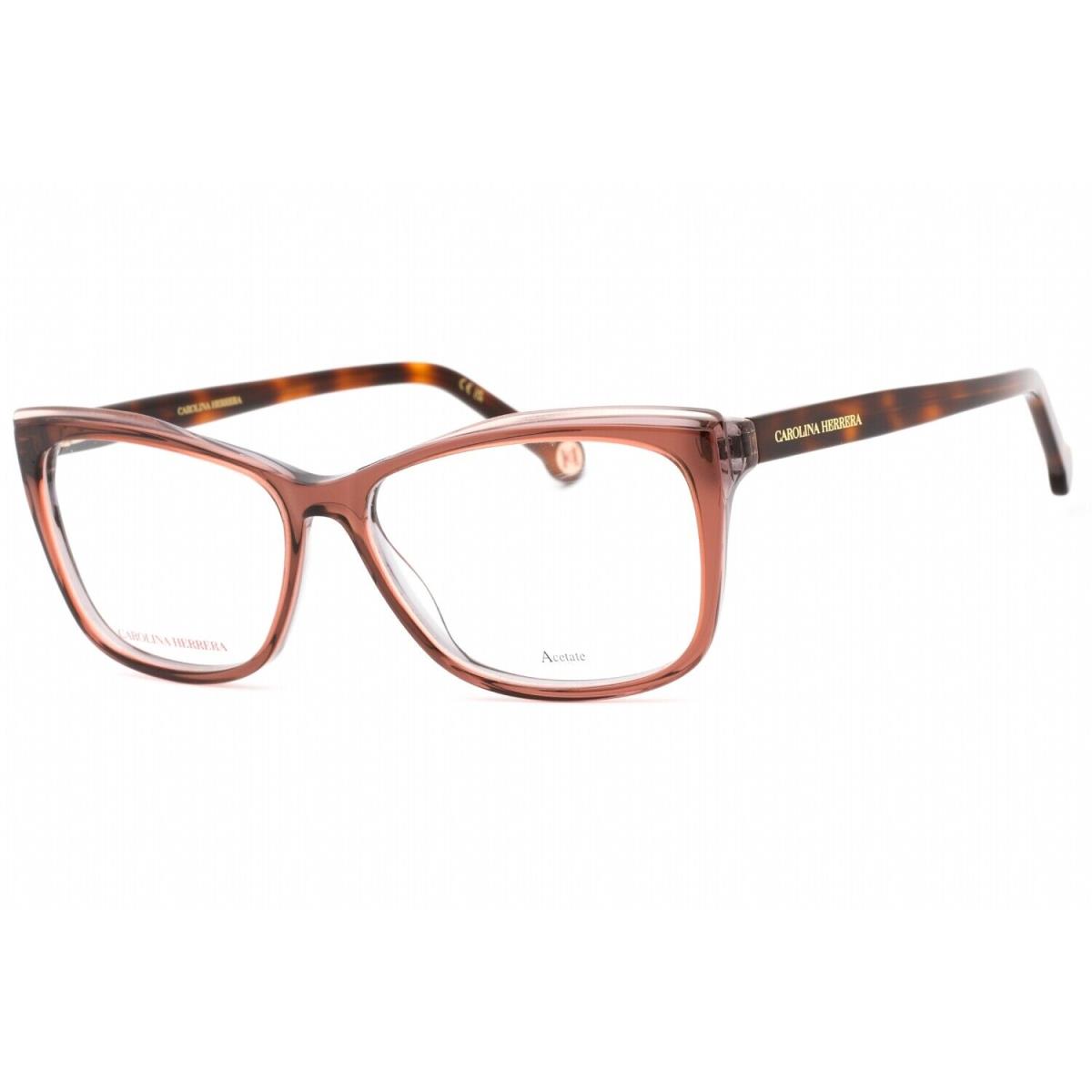 Carolina Herrera CHER0208S-NUX-55 Eyeglasses Size 55mm 14mm 145mm Brown Women