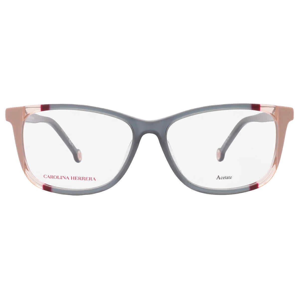 Carolina Herrera Demo Square Ladies Eyeglasses CH 0066 0HBJ 53 CH 0066 0HBJ 53