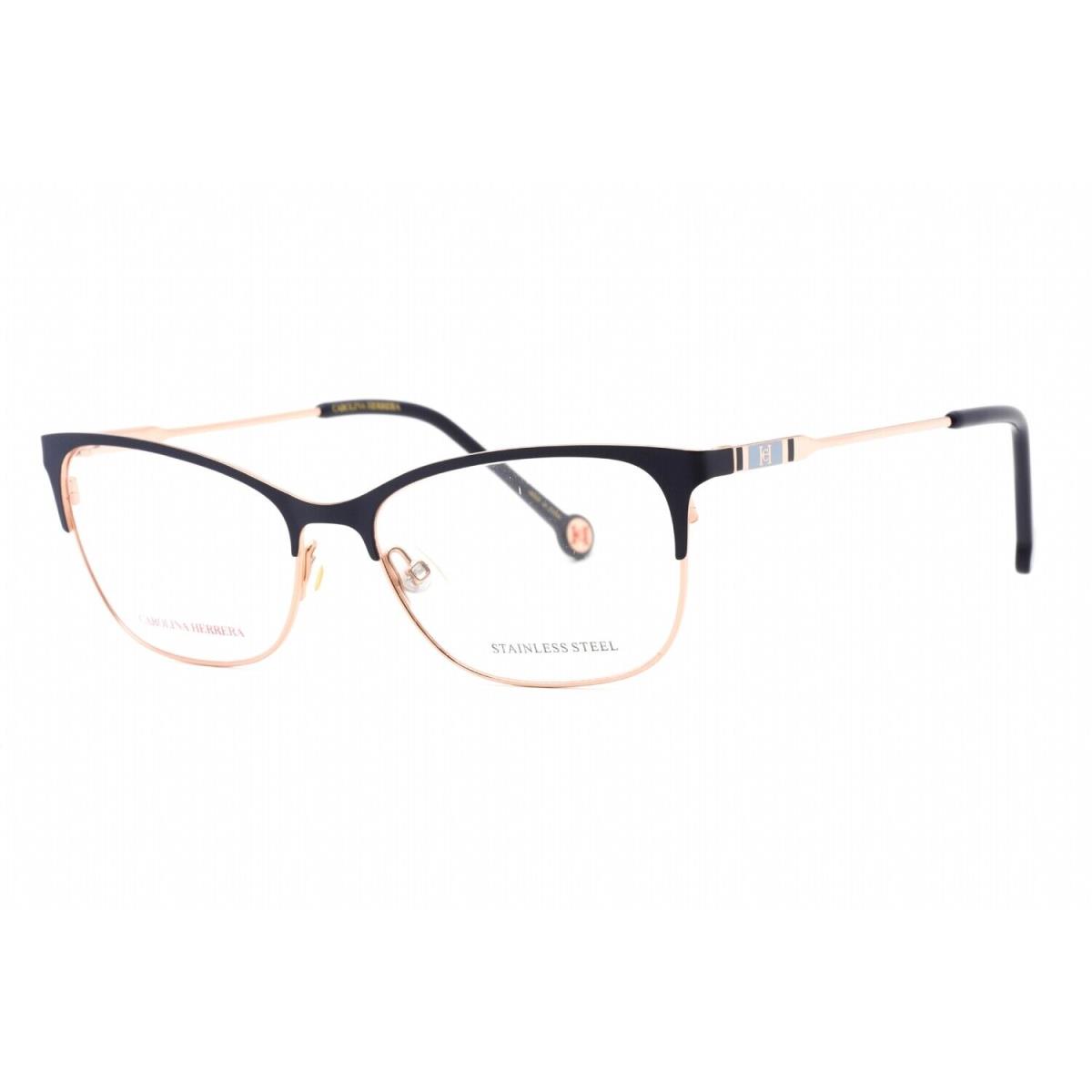 Carolina Herrera CH0074-LKS-53 Eyeglasses Size 53mm 16mm 145mm Goldblue Women