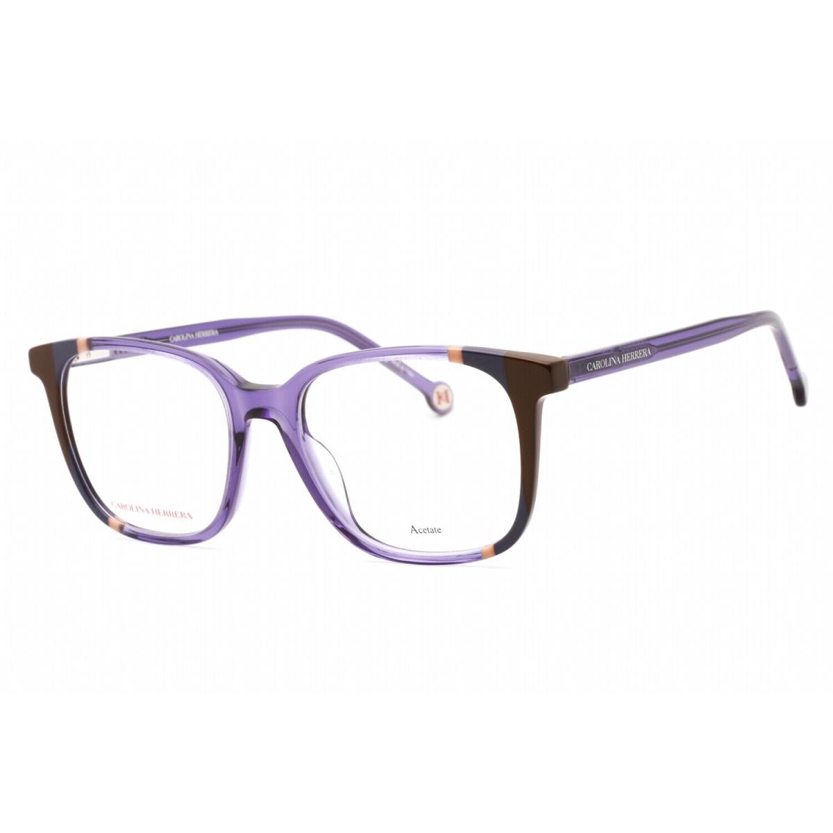 Carolina Herrera CH0065-E53-52 Eyeglasses Size 52mm 17mm 145mm Violet Women