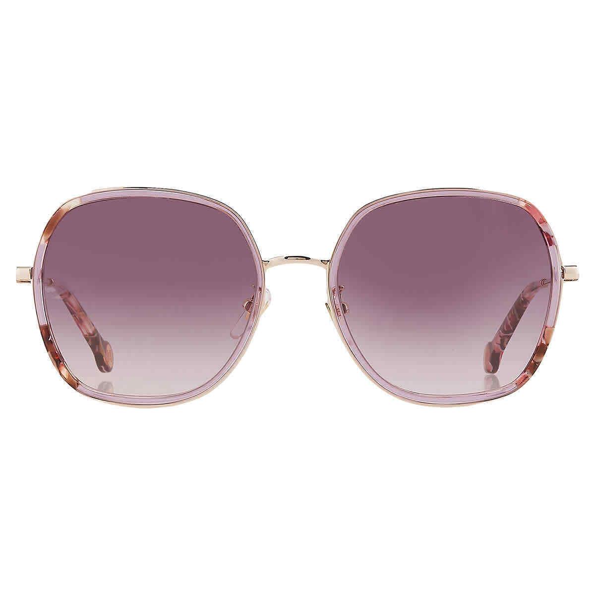 Carolina Herrera Purple Sport Ladies Sunglasses SHE190 OE66 56 SHE190 OE66 56