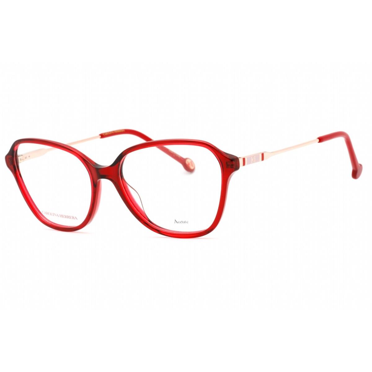 Carolina Herrera CHER0117-C9A-55 Eyeglasses Size 55mm 16mm 145mm Red Women