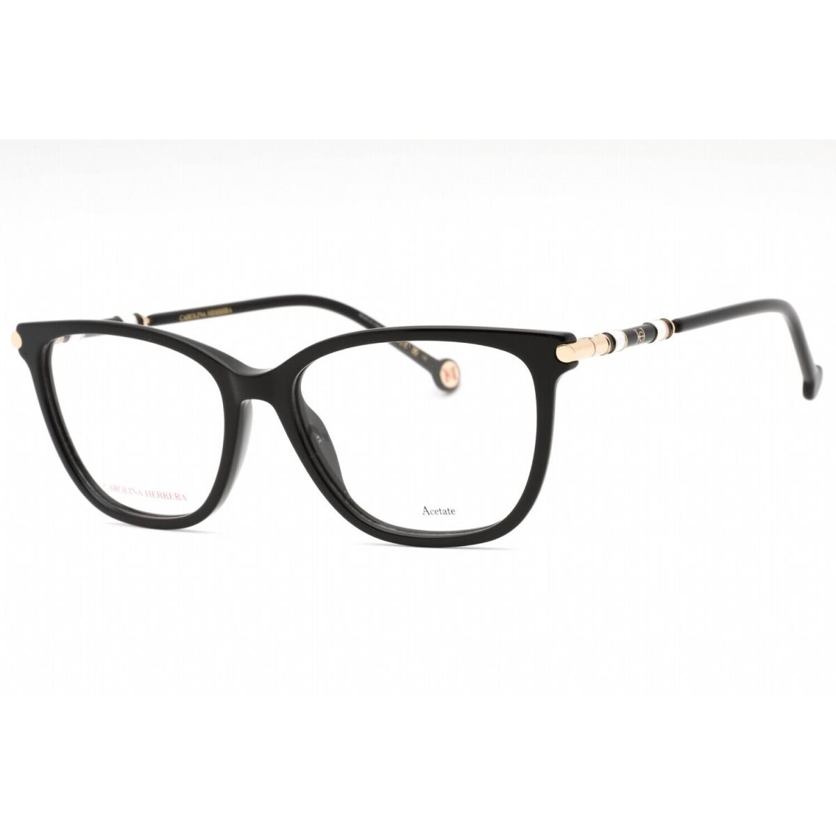 Carolina Herrera CH0027-807-55 Eyeglasses Size 55mm 16mm 145mm Black Women