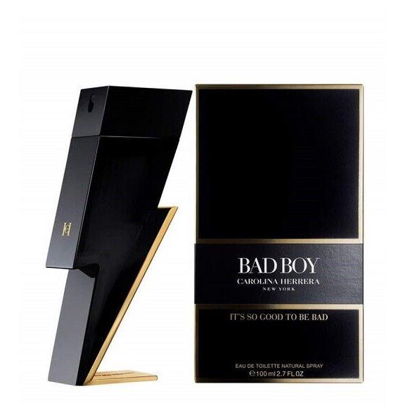 Bad Boy by Carolina Herrera 100ml 3.4 Oz Eau De Toilette Spray Mne Boxed