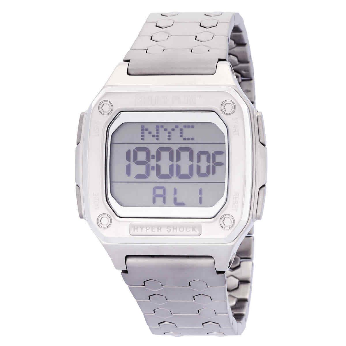 Philipp Plein Hyper Shock Alarm Quartz Digital Unisex Watch PWHAA0521