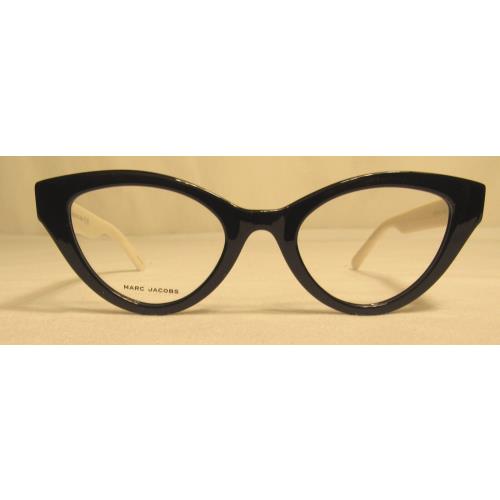 Marc Jacobs Marc 651 080S Black White Womens Eyeglasses 49 20 145 W/case