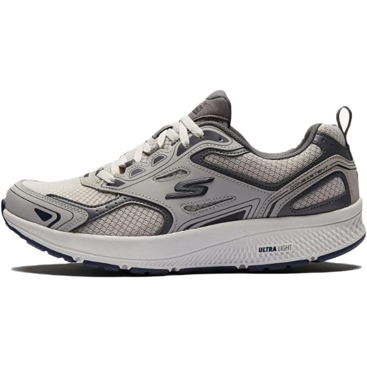 Skechers Men`s Gowalk Arch Fit-idyllic Athletic Workout Walking Shoe - Grey/Navy