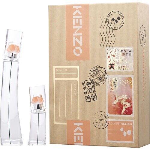 Kenzo Flower Edp Spray 1.7 oz Edp Spray 0.5 oz 2 Pc Full Deluxe Set