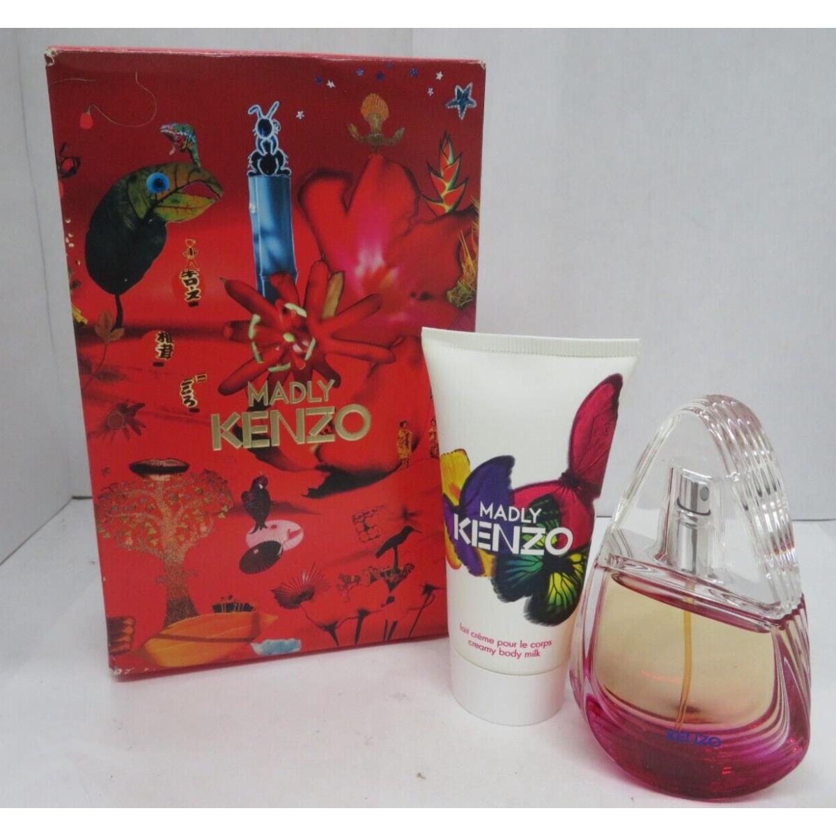 Madly Kenzo Set By Kenzo 1.0 oz Eau De Toilette Spray+creamy Body Milk 1.7 oz