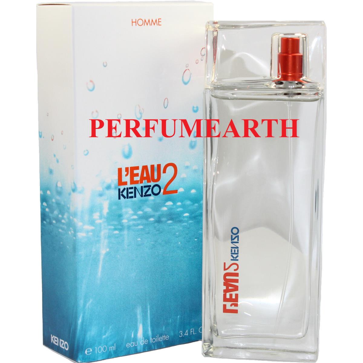 L` Eau 2 Kenzo 3.3 / 3.4 OZ Edt Spray For Men IN A Box BY Kenzo