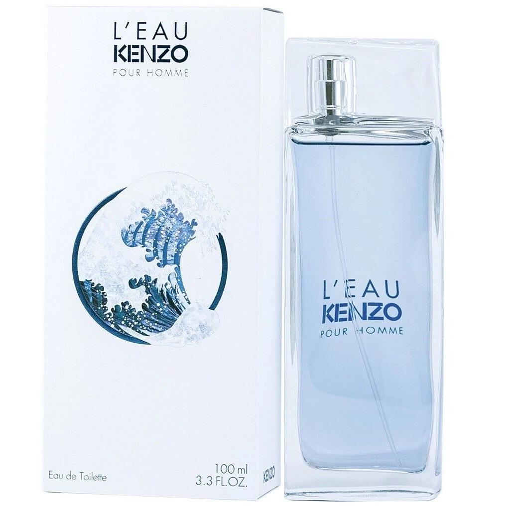 Kenzo L` Eau 3.4 oz / 100 ml Eau de Toilette Edt Men Cologne Spray