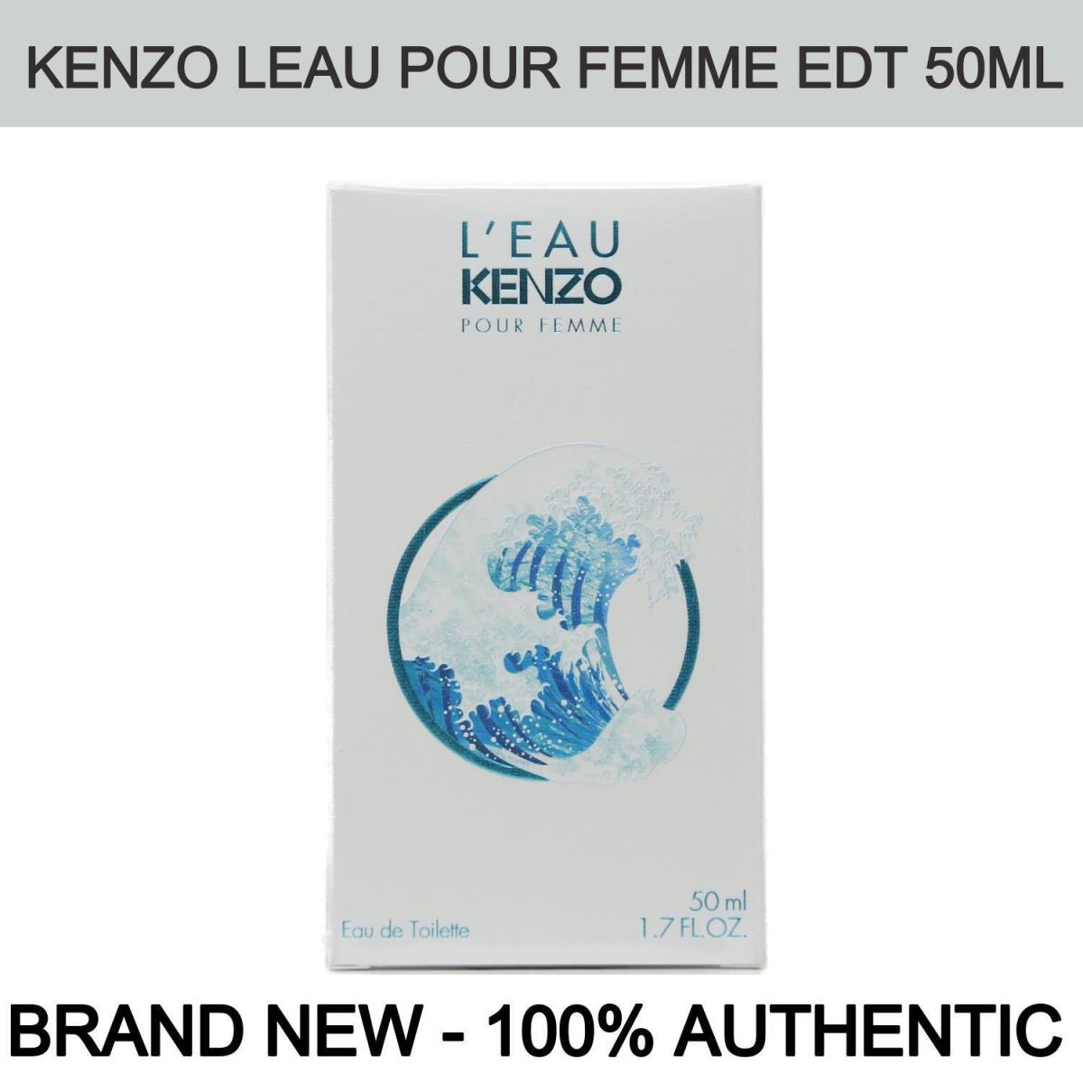 Kenzo L`eau Pour Femme Eau de Toilette For Women 1.7oz Spray Bottle