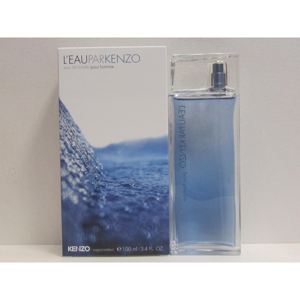 L`eau Par Kenzo Pour Homme Men 3.4 oz Eau de Toilette Spray