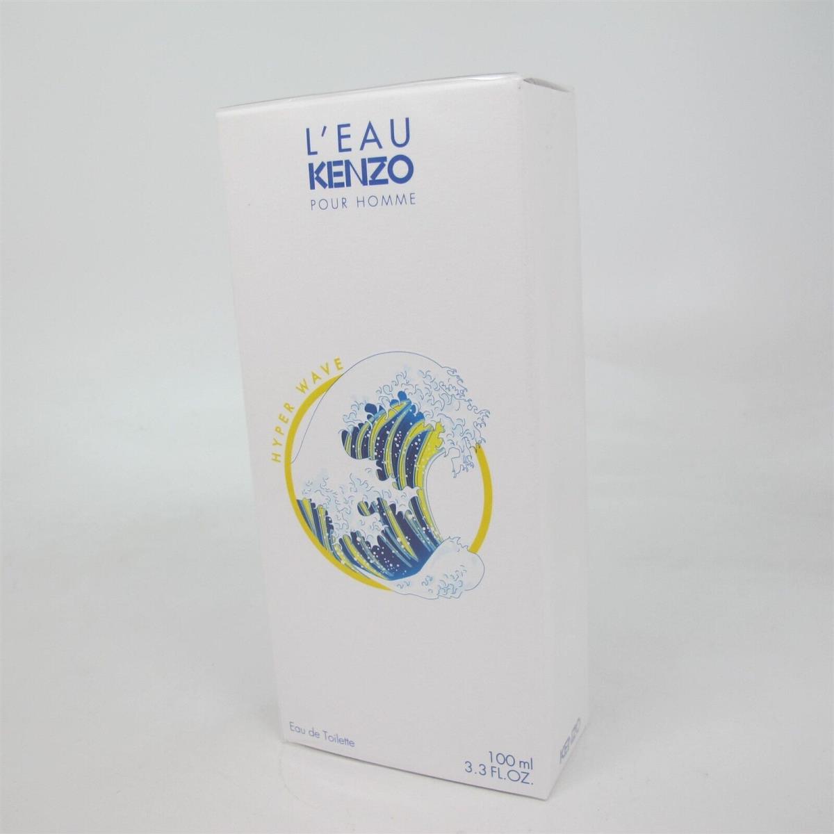 L`eau Pour Homme Hyper Wave by Kenzo 100 Ml/ 3.3 oz Eau de Toilette Spray