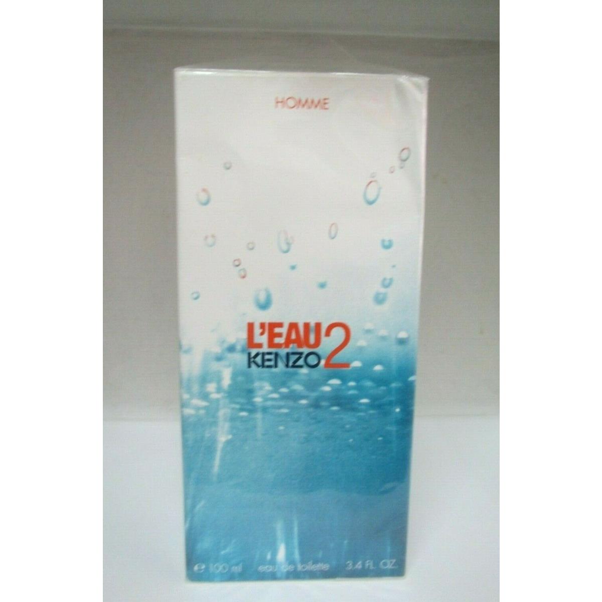 Kenzo Homme L`eau 2 Eau De Toilette Spray 3.4 oz/100 ml Men Read Descr