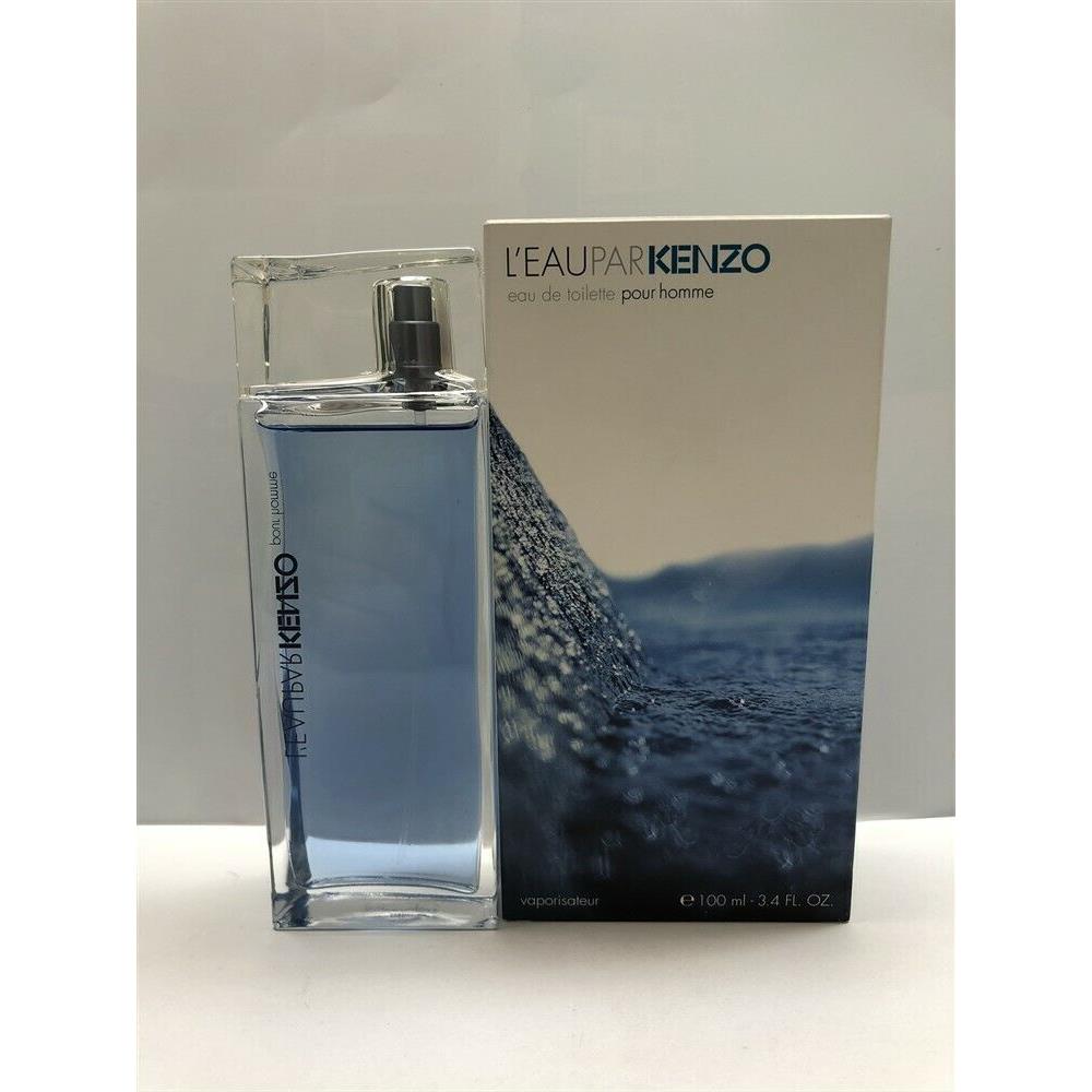 L`eau Par Kenzo Pour Homme 3.4 oz Eau de Toilette Spray 2006 Formula Not