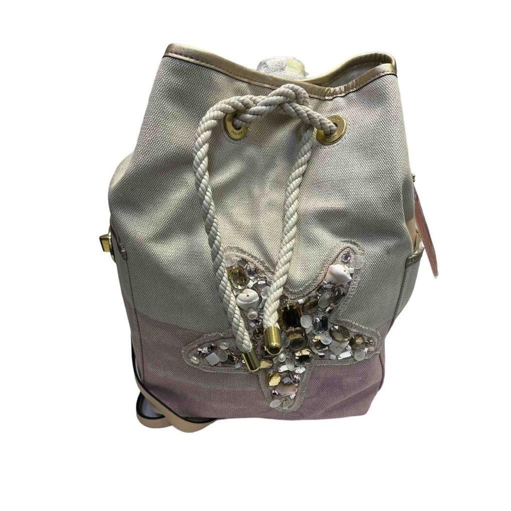 Coach Audrey Sparkle Embellished Starfish Beachy Backpack Sling Bag 17038