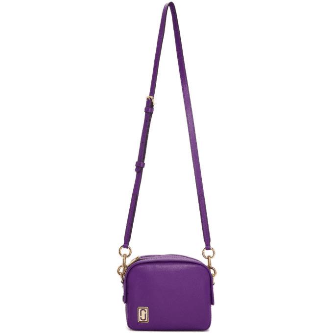 Marc Jacobs Women`s Purple Mini Squeeze Shoulder Bag