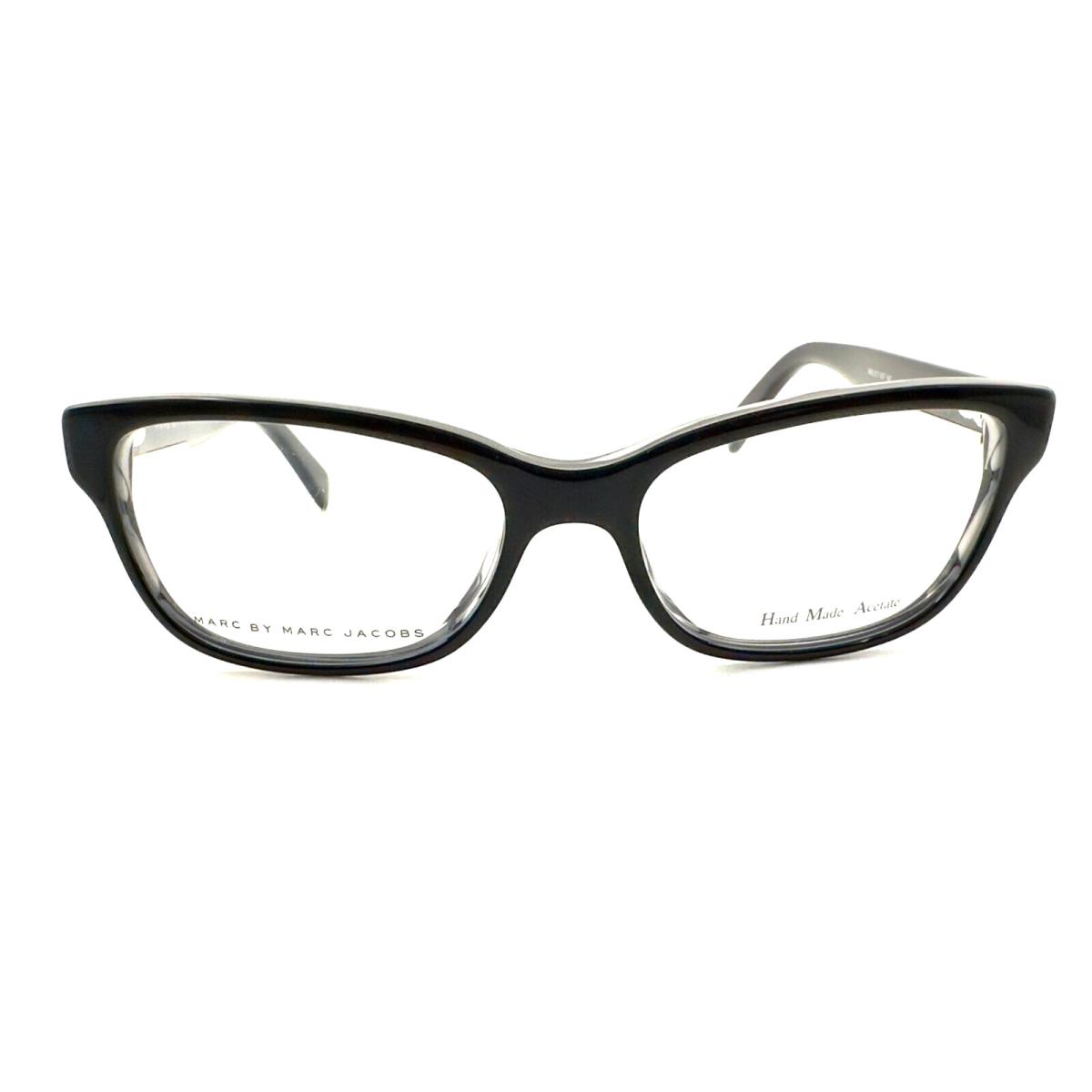 Marc By Marc Jacobs Mmj 617 Eyeglasses Kvf Black Striped Black/demo Lens 52mm