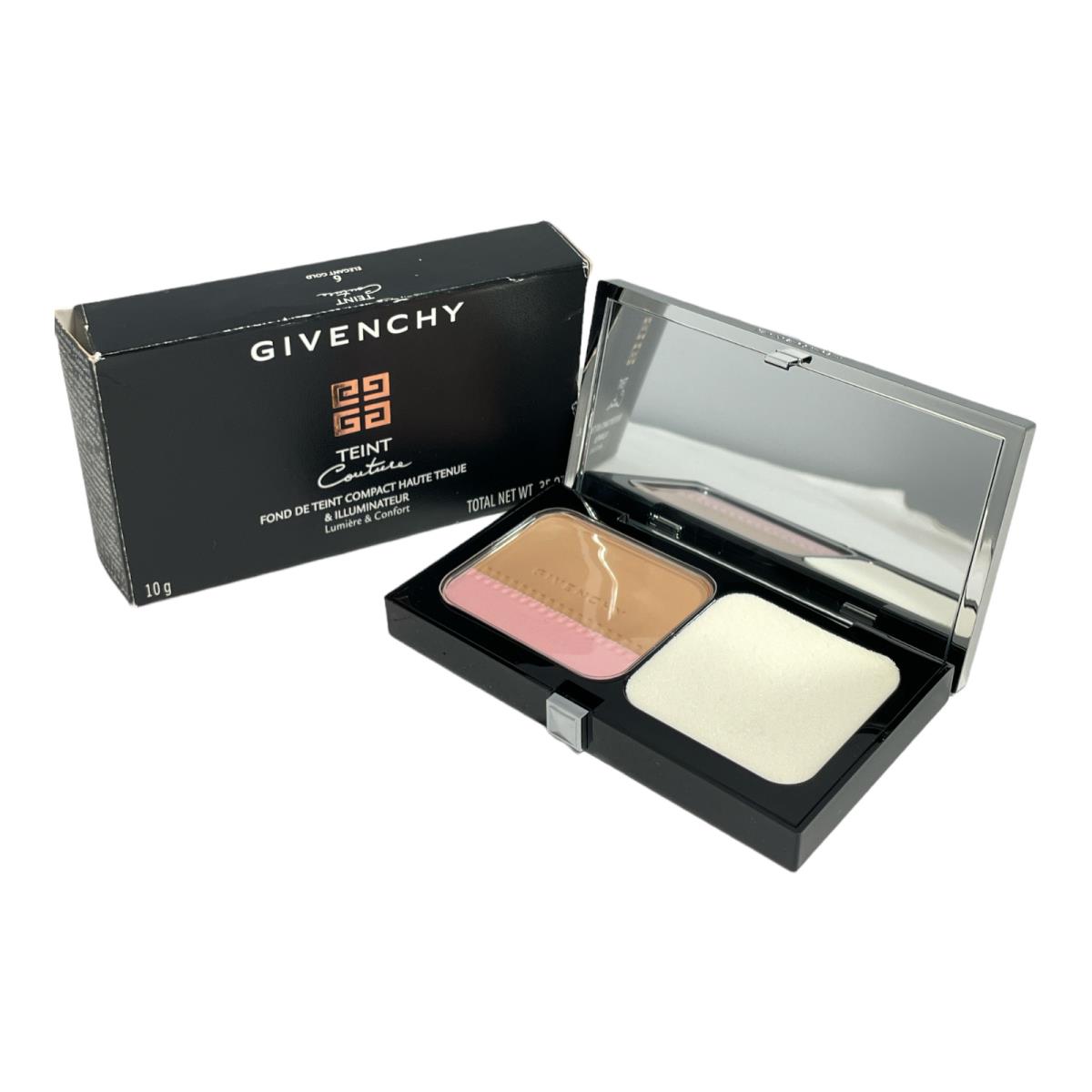 Givenchy Teint Couture Long-wearing Compact Foundation Highlighter .35oz 6 Elegant Gold