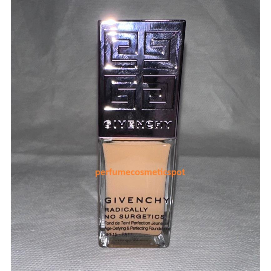 Givenchy Radically NO Surgetics Age-defying Perfecting Foundation Select Color #6 RADIANT BRONZE