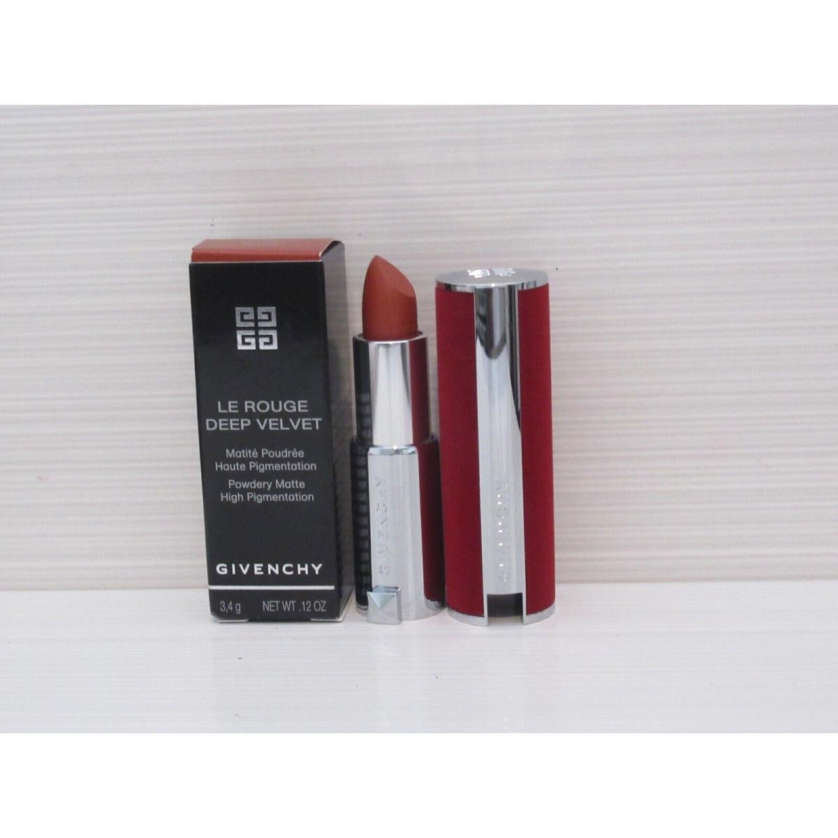 Givenchy LE Rouge Deep Velvet Lipstick 35 Rouge Initie .12 OZ Boxed