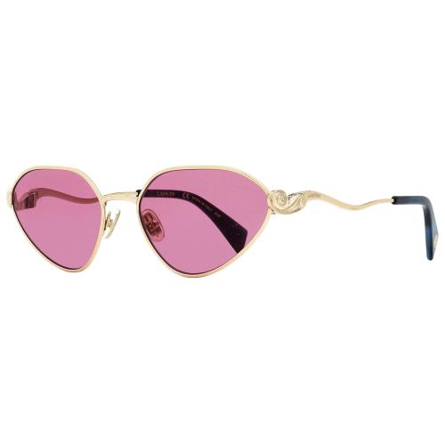 Lanvin Rateau Sunglasses LNV115S 724 Gold/blue Havana 58mm - Frame: Gold/Blue Havana, Lens: Rose