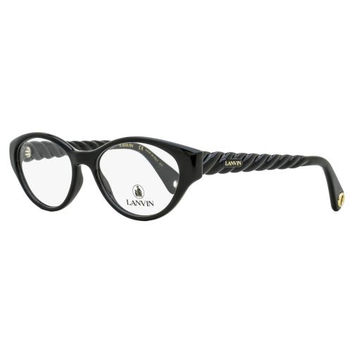 Lanvin Oval Eyeglasses LNV2623 001 Black 52mm - Black, Frame: Black, Lens: Clear