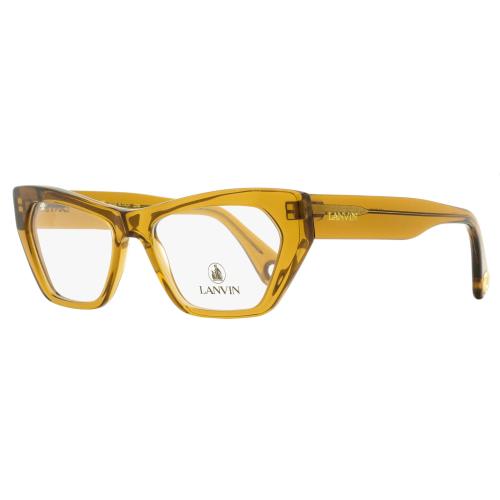 Lanvin Modified Rectangle Eyeglasses LNV2627 208 Caramel 54mm - Caramel, Frame: Caramel, Lens: Clear