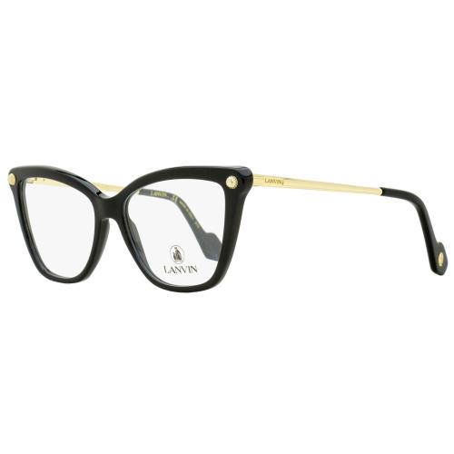 Lanvin Butterfly Eyeglasses LNV2622 001 Black/gold 54mm - Black/Gold, Frame: Black/Gold, Lens: Clear