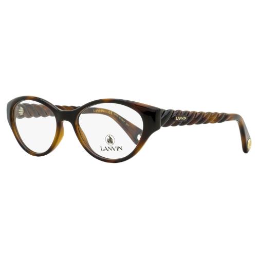 Lanvin Oval Eyeglasses LNV2623 214 Havana 52mm