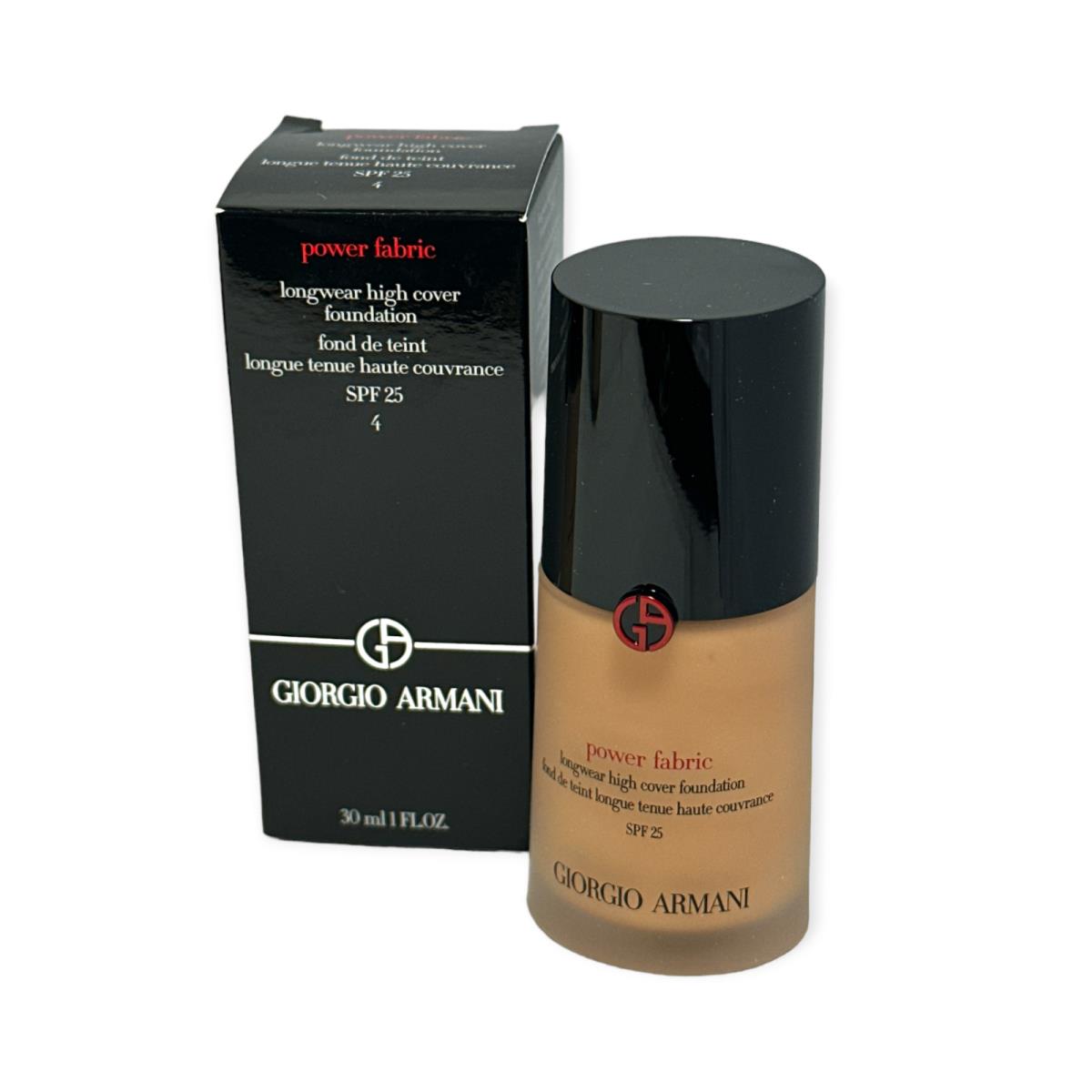 Giorgio Armani Power Fabric Longwear High Cover Foundation Spf 25 1oz. You Pick 4