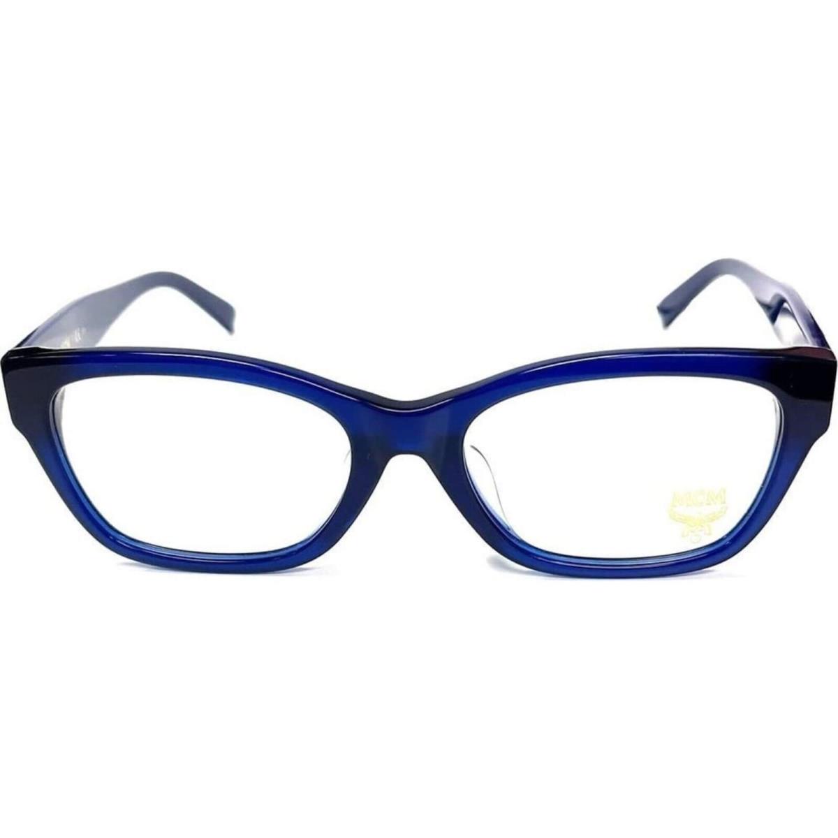 Mcm Unisex Eyeglasses Blue Plastic Rectangular Full-rim Frame Mcm 2606A 424