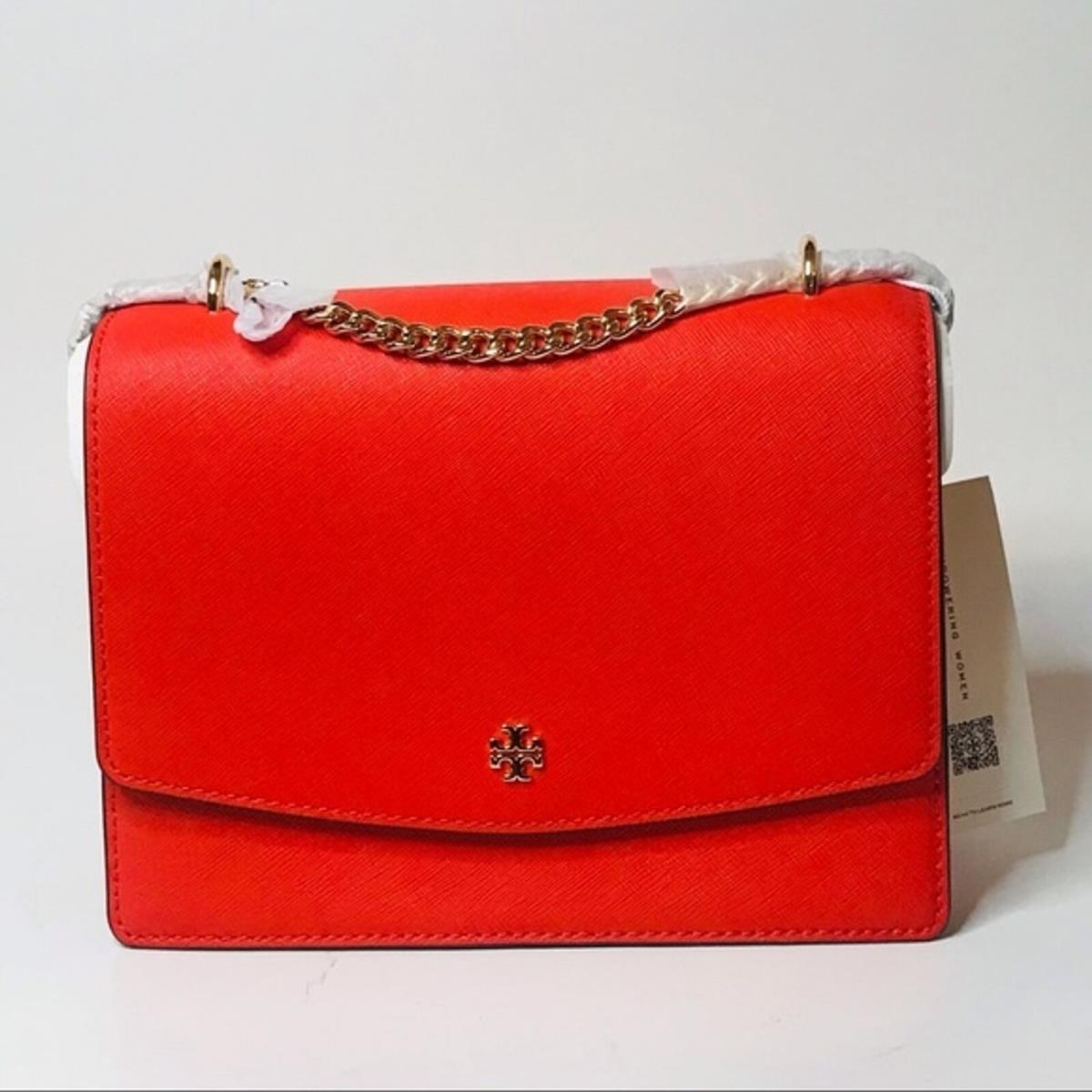 Tory Burch Bag Bright Samba Emerson Flap Adjustable Shoulder Purse