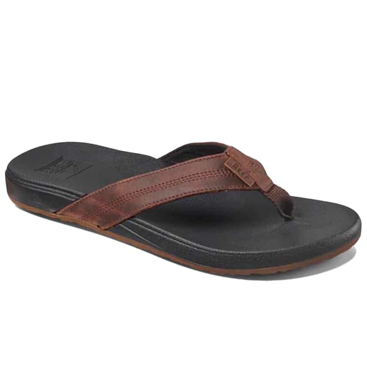 Reef RF0A3FEZBKB Men`s Cushion Phantom LE Black/brown Relaxed Flip Flop Sandal