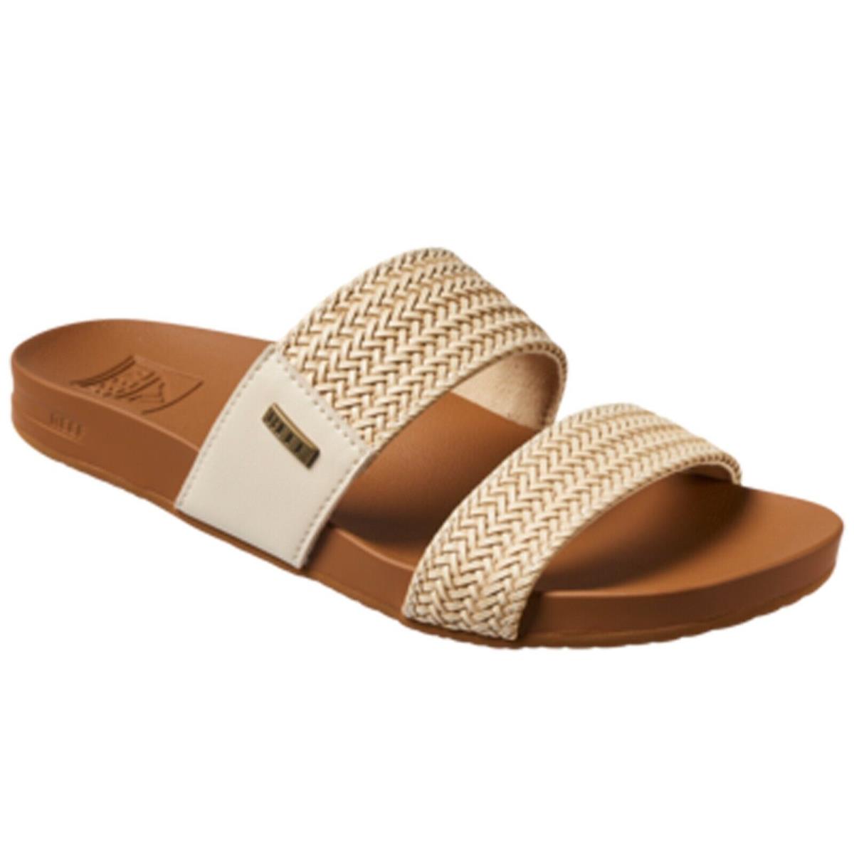 Reef CJ5982 Women`s Vista Braid II Vintage Lightweight Comfort Slide Sandal