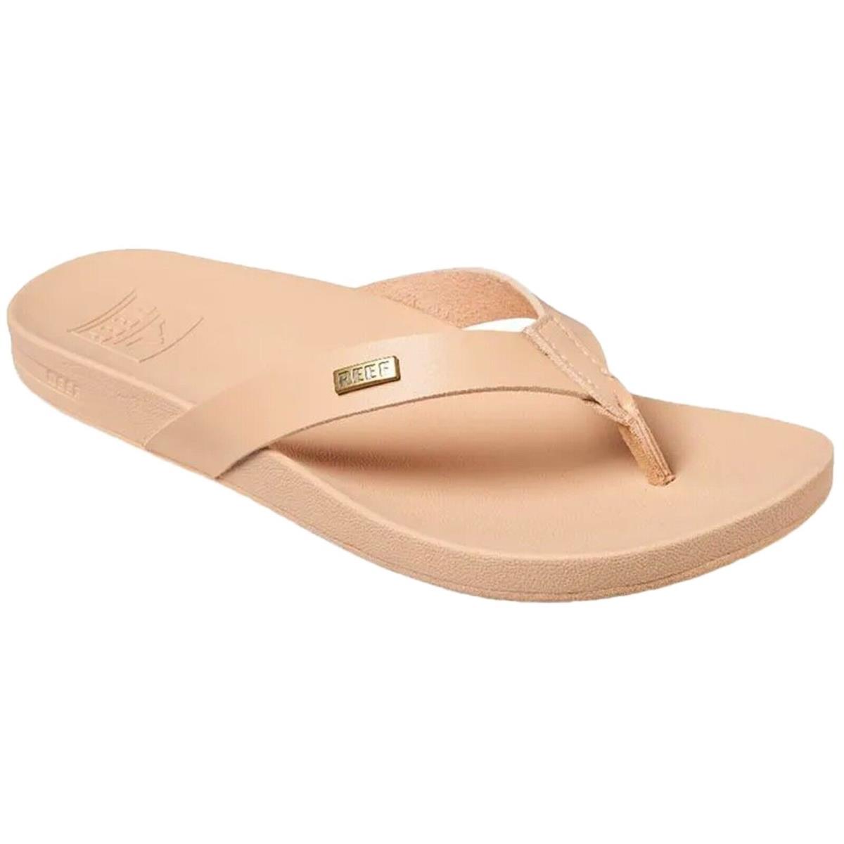 Reef CJ4451 Women`s Kaia Hazelnut Comfort Light Thong Flip Flop Casual Sandal