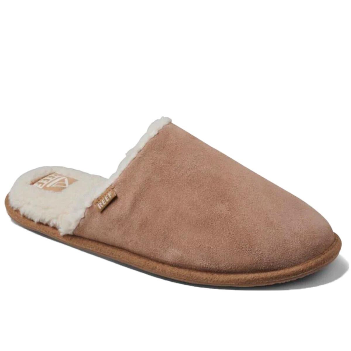 Reef CJ3558 Men`s Reef Glider Bronze Shearling Comfort Slip On Slipper