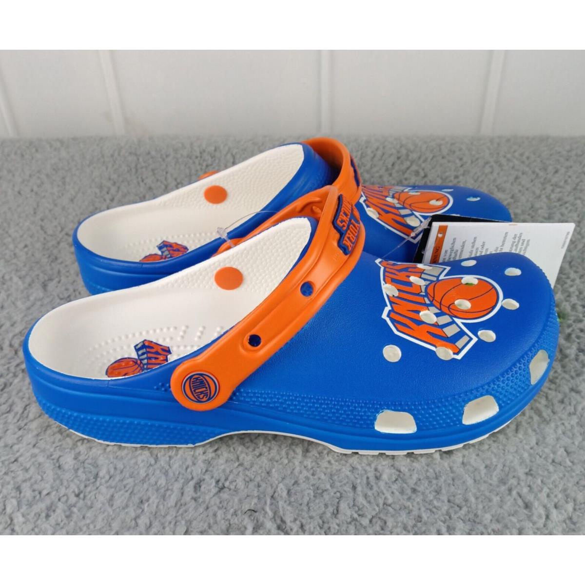 Crocs Nba York Knicks Classic Clogs Size Men 8 Women 10 208862-100