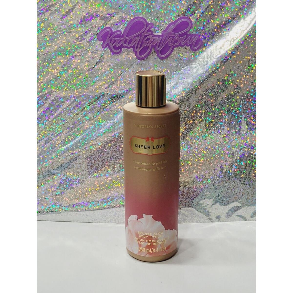 Victoria`s Secret Sheer Love 8.4 Oz/ 250 ml Bronze Glow Body Lotion