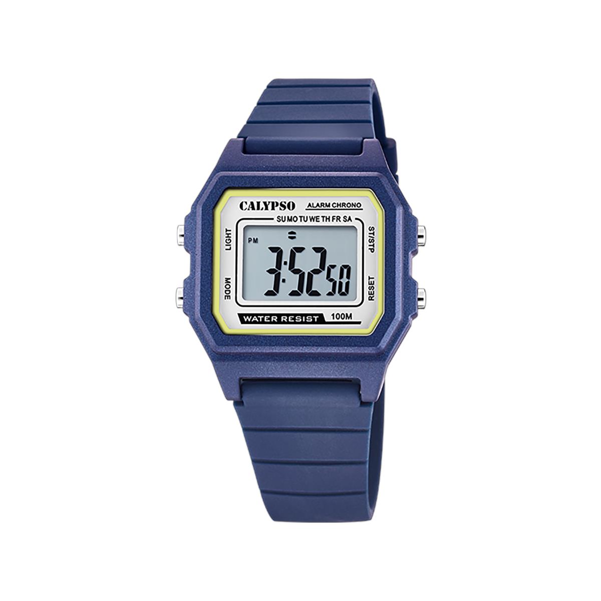 Festina Calypso Rectangle Womens Digital Watch For Ladies Chrono Alarm Light - K5805