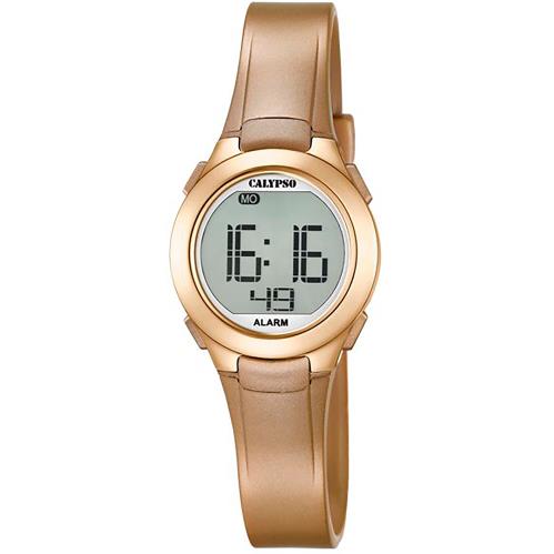 Festina Calypso 28mm Ladies Digital Watch For Women / Girls Chrono Alarm Light - K5677 Bronze