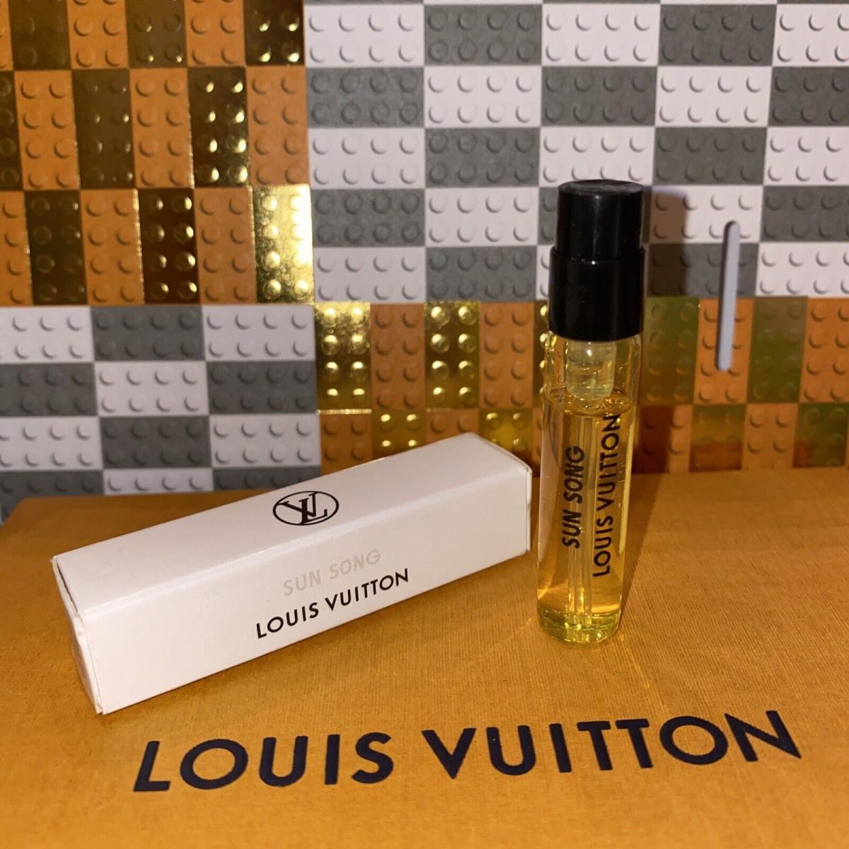 Sun Song Louis Vuitton Fragrance Travel Samples .06 Oz 2 ML Eau de Parfum