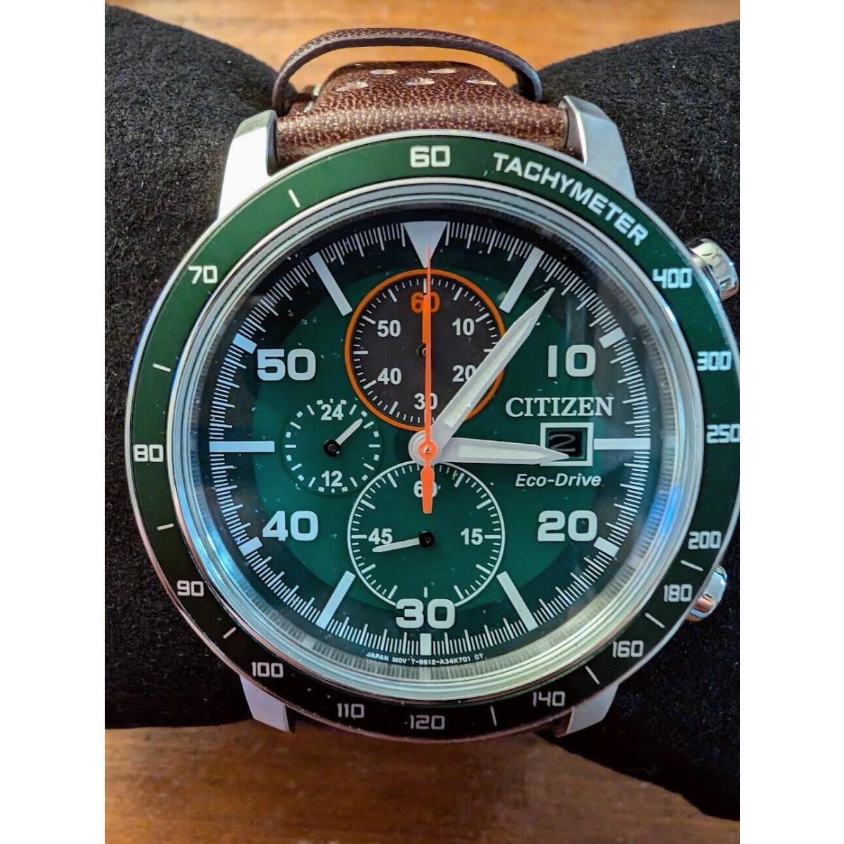 Citizen Men`s Eco-drive Weekender Brycen Chronograph Watch CA0851-05X