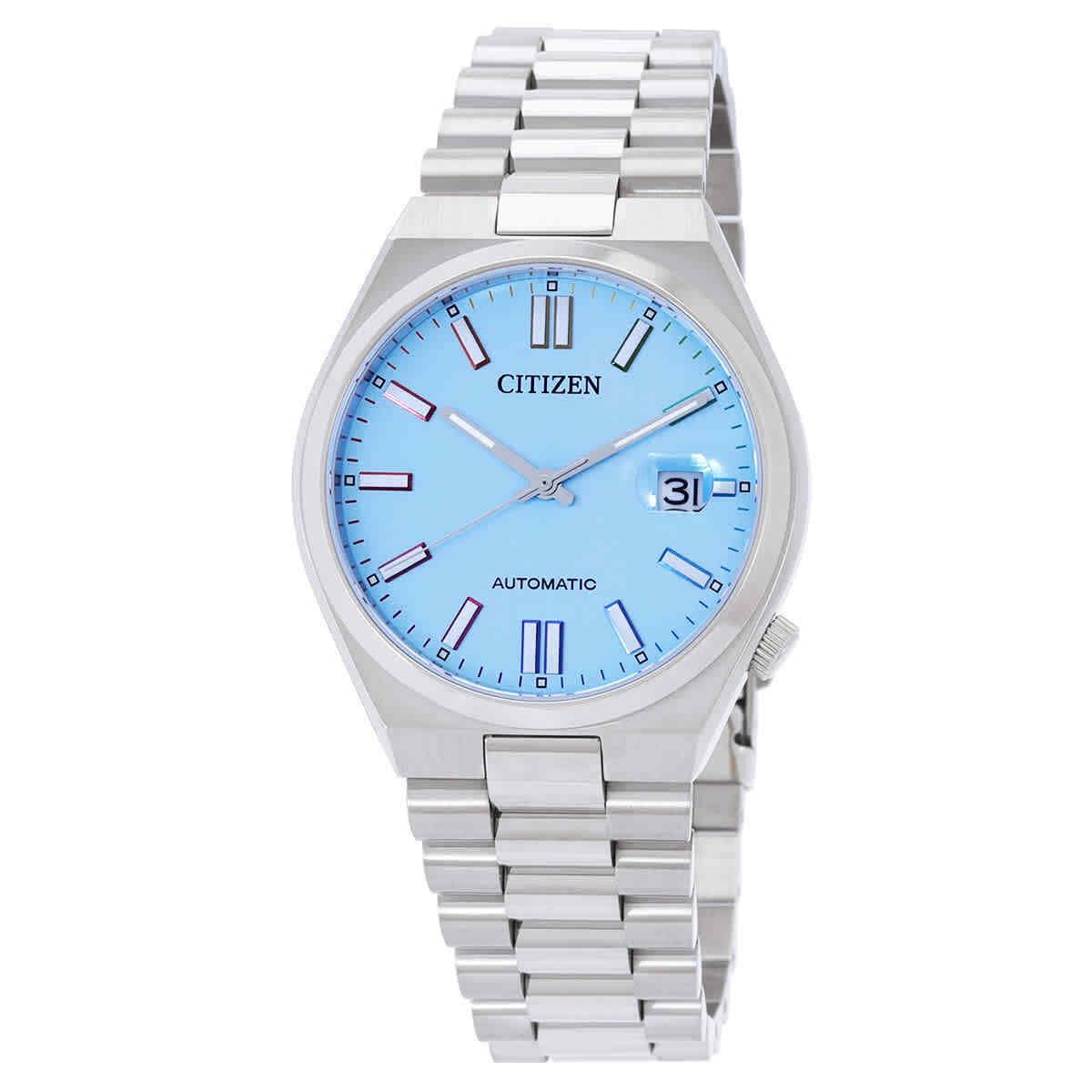 Citizen Tsuyosa Automatic Blue Dial Men`s Watch NJ0151-53L - Dial: Blue, Band: Silver-tone, Bezel: Silver-tone