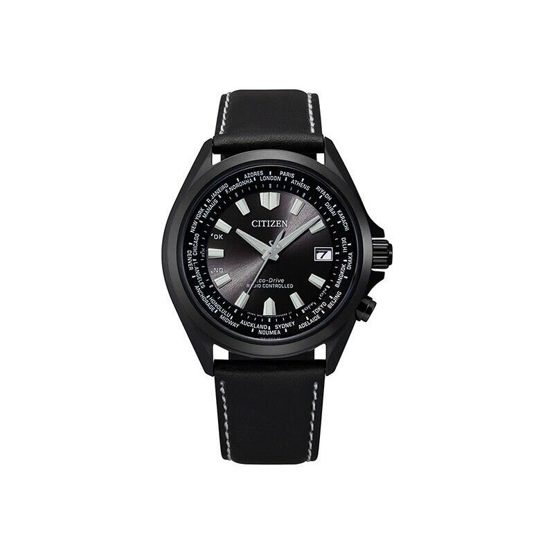 Citizen Radio Controlled Sapphire World Time Black Dial Men`s Watch CB0225-14E