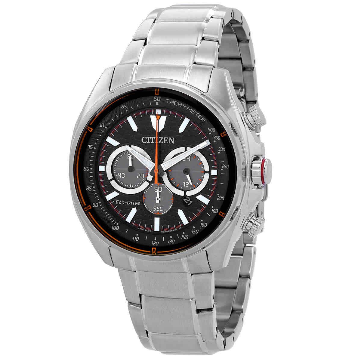 Citizen Chronograph Eco-drive Black Dial Men`s Watch CA4561-89E